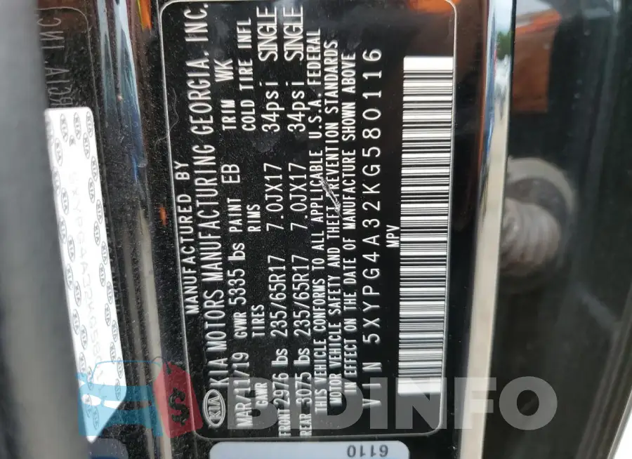 5XYPG4A32KG580116 Photo# 14