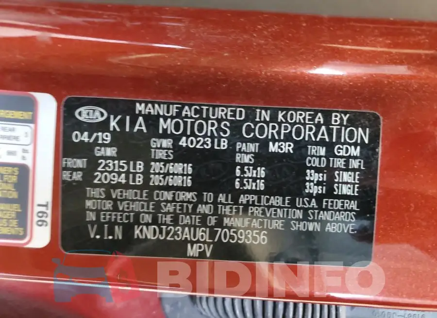 KNDJ23AU6L7059356 Photo# 14
