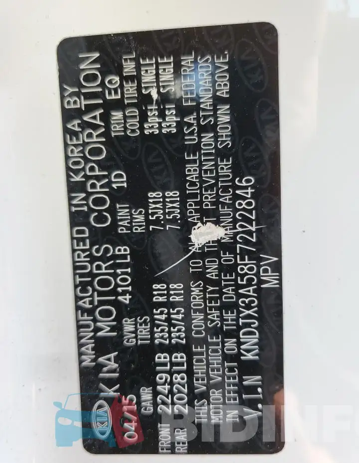KNDJX3A58F7222846 Photo# 12