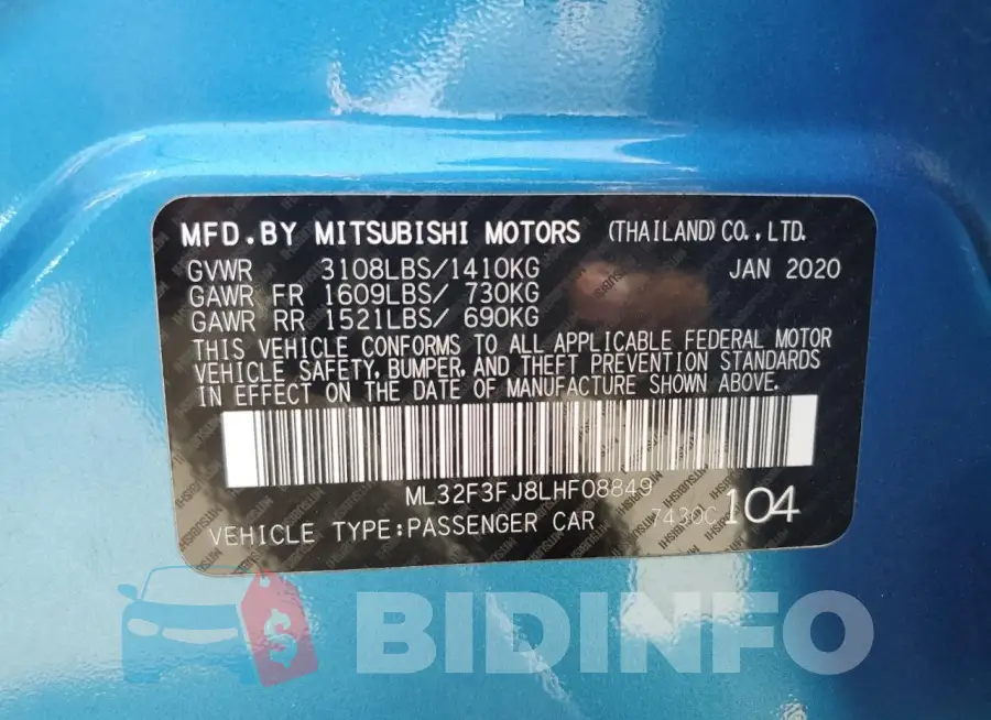 ML32F3FJ8LHF08849 Photo# 12
