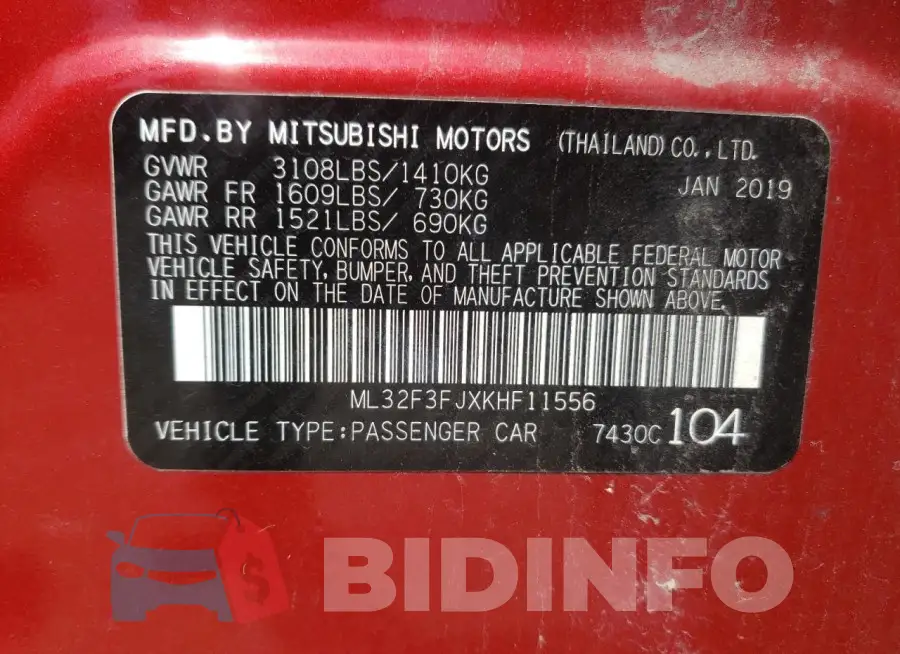 ML32F3FJXKHF11556 Photo# 12