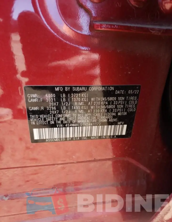 4S4WMALD1N3441172 Photo# 14