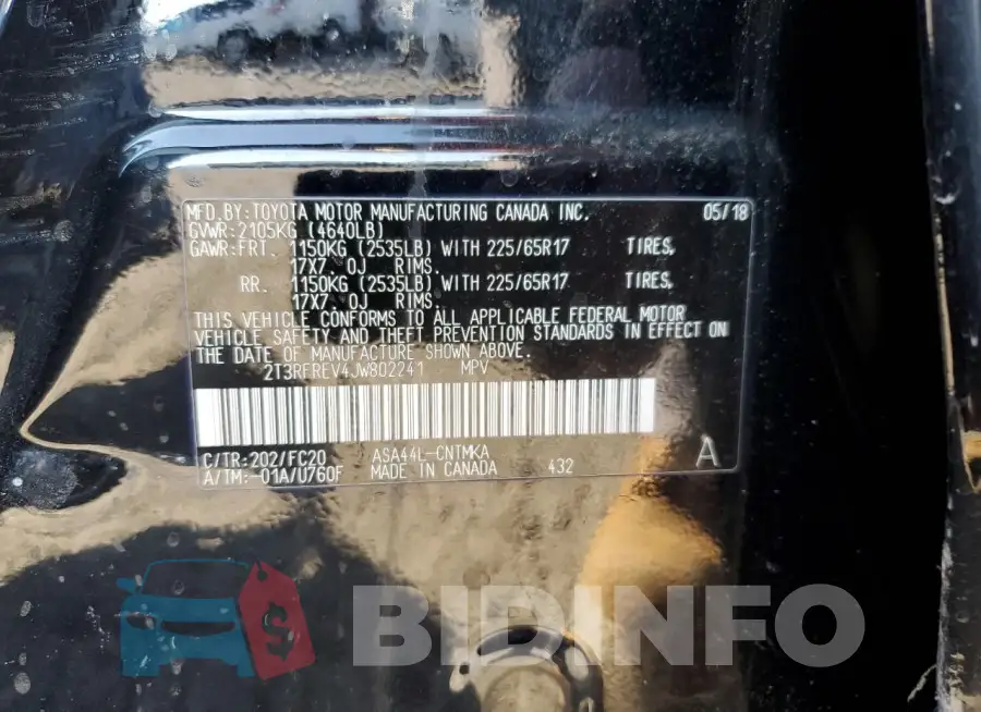 2T3RFREV4JW802241 Photo# 13