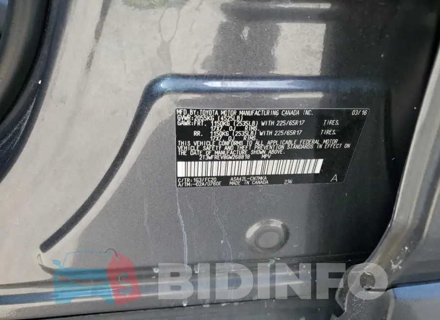 2T3WFREV8GW268818 Photo# 13