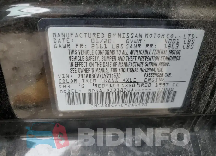 3N1AB8CV7LY211570 Photo# 12
