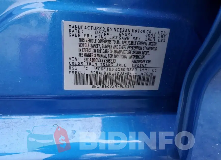 3N1AB8CVXNY268333 Photo# 12