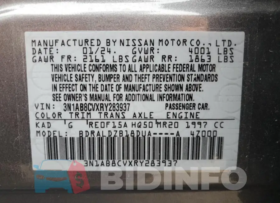 3N1AB8CVXRY283937 Photo# 12