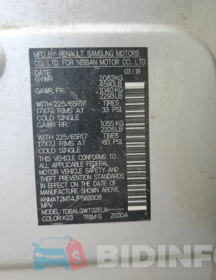 KNMAT2MT4JP569308 Photo# 13