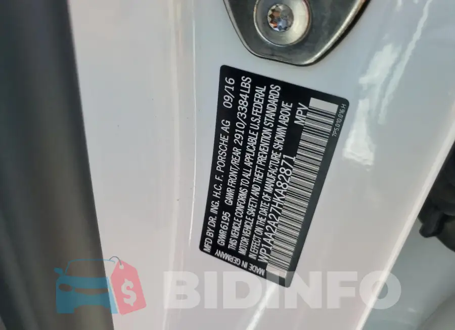 WP1AA2A27HKA82871 Photo# 12