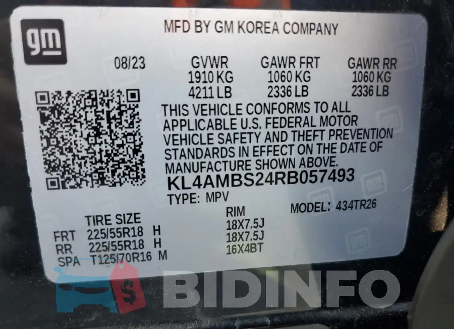 KL4AMBS24RB057493 Photo# 13