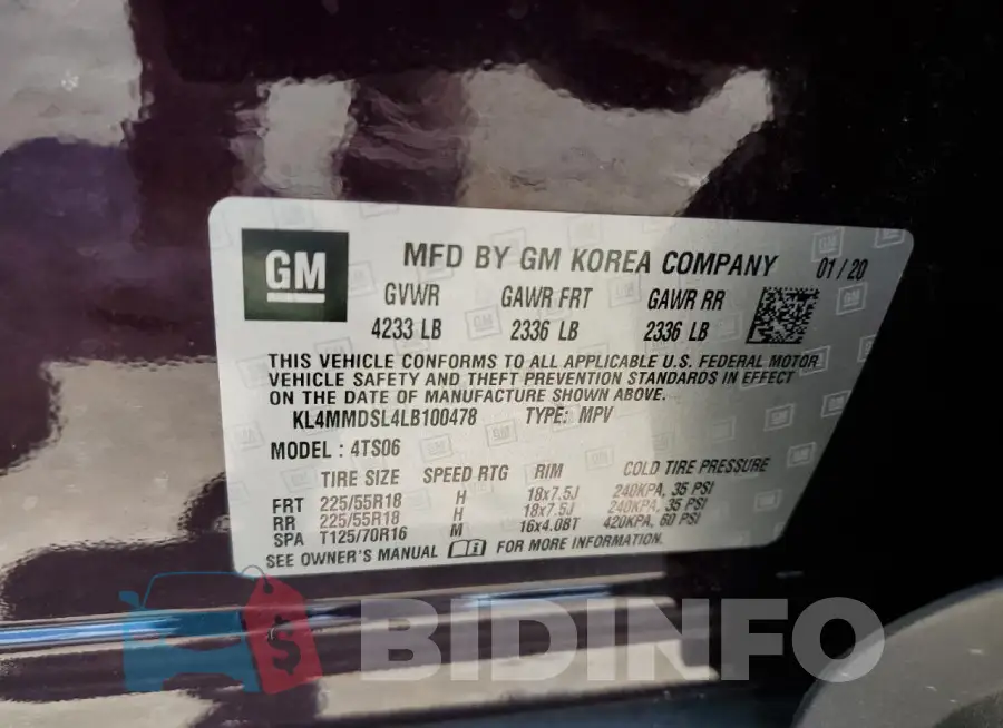 KL4MMDSL4LB100478 Photo# 13