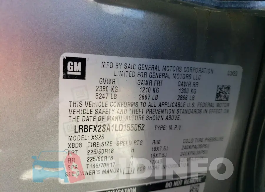 LRBFX2SA1LD155062 Photo# 13