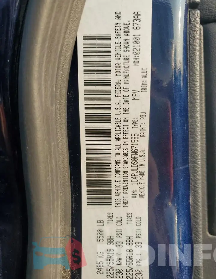 1C4PJLDS0FW671585 Photo# 13