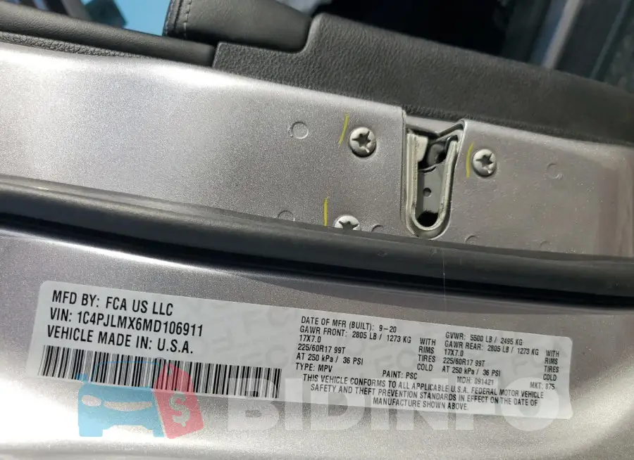 1C4PJLMX6MD106911 Photo# 13