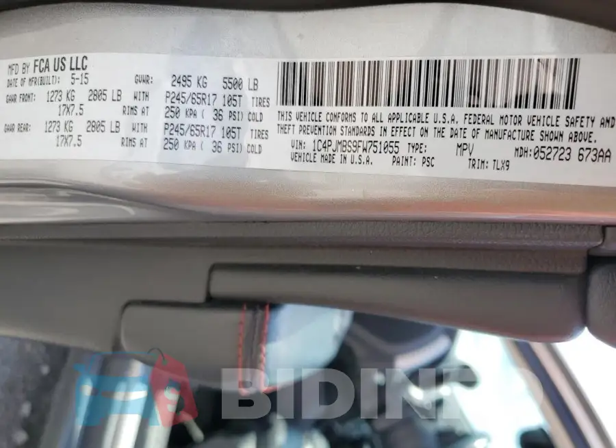 1C4PJMBS9FW751055 Photo# 12