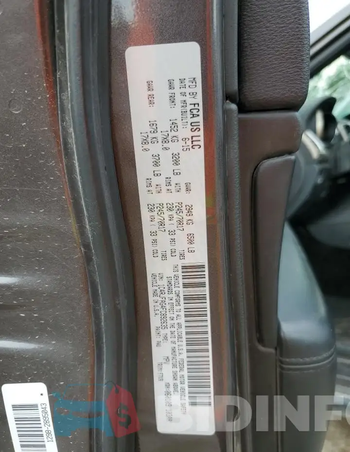 1C4RJFAG4FC892635 Photo# 13