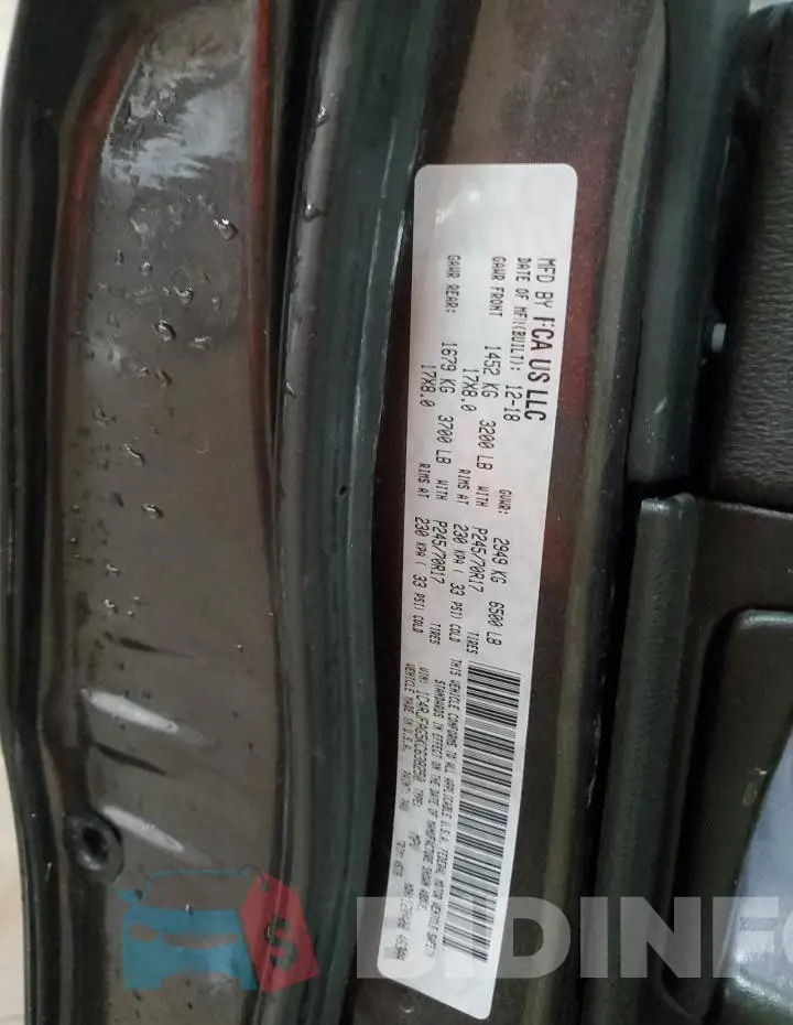 1C4RJFAG5KC638250 Photo# 13