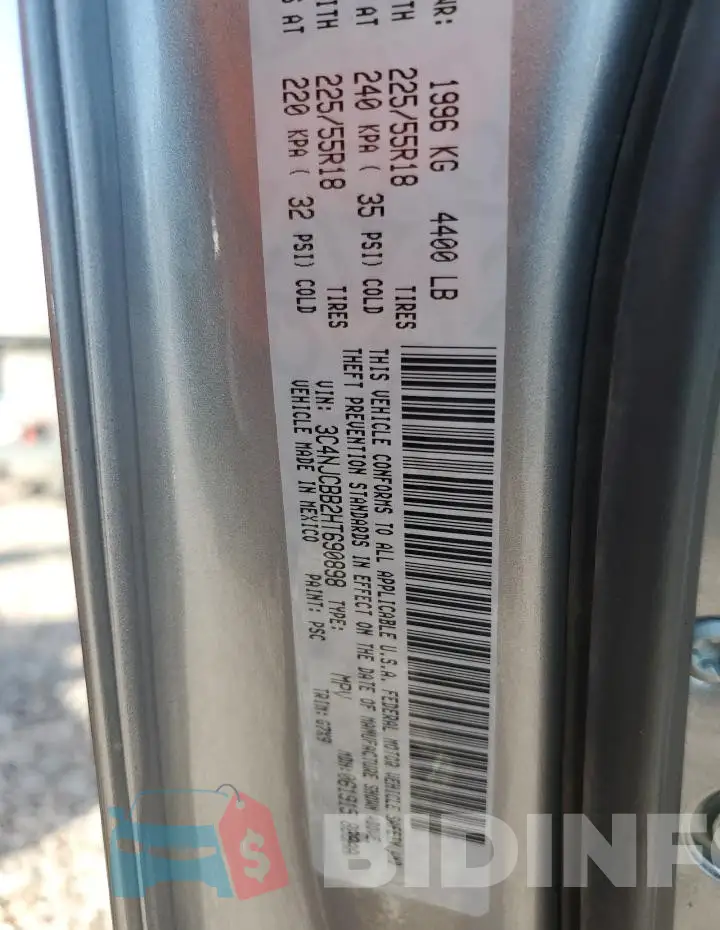 3C4NJCBB2HT690898 Photo# 12