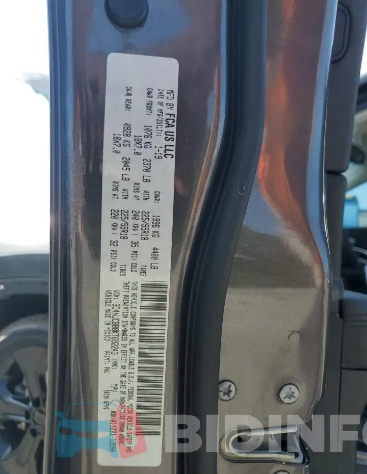 3C4NJCBB8KT692243 Photo# 14