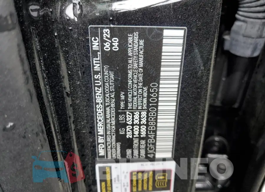 4JGFB4FB8RB010650 Photo# 13