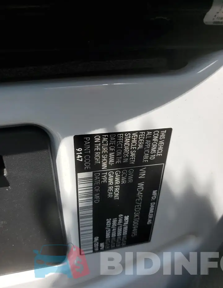 WD4PE7ED3KT009495 Photo# 13