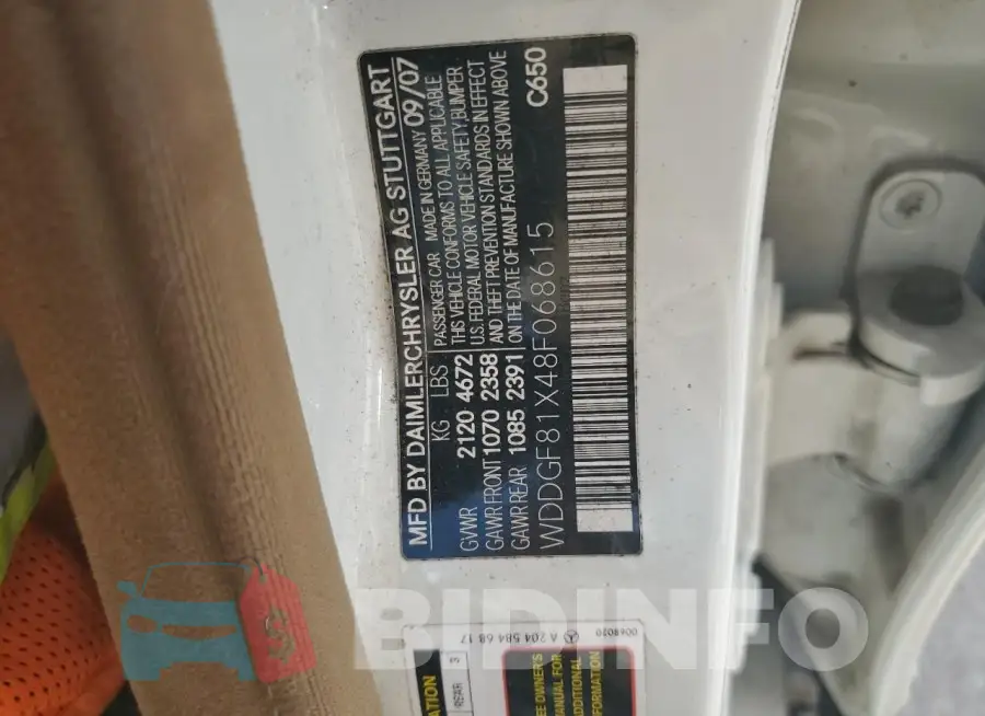 WDDGF81X48F068615 Photo# 12