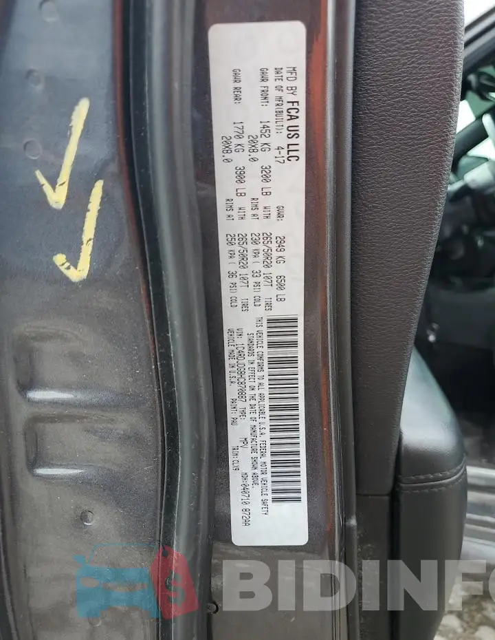 1C4RDJDG8HC870887 Photo# 13