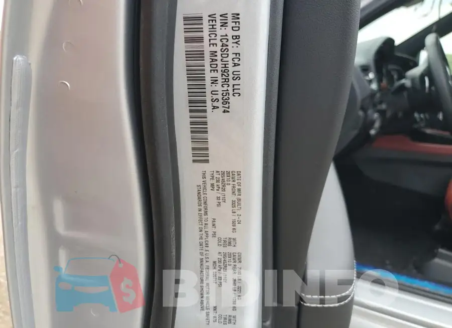 1C4SDJH92RC153674 Photo# 13