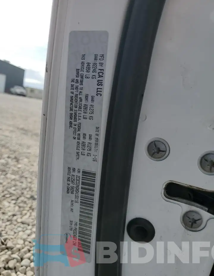 2C3CDZAG0GH193116 Photo# 12
