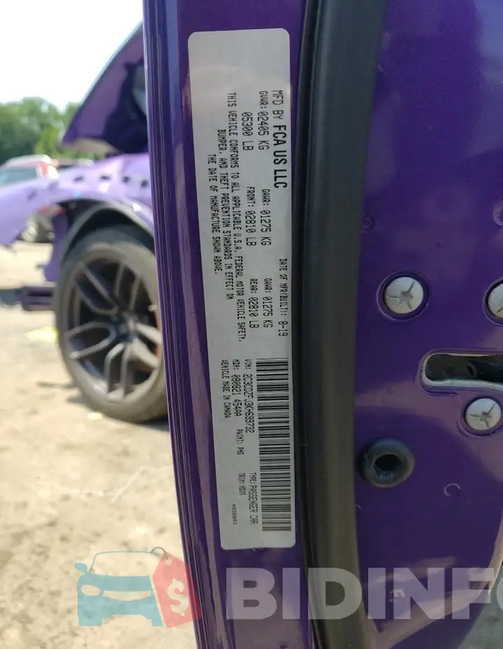 2C3CDZFJ3KH699732 Photo# 12