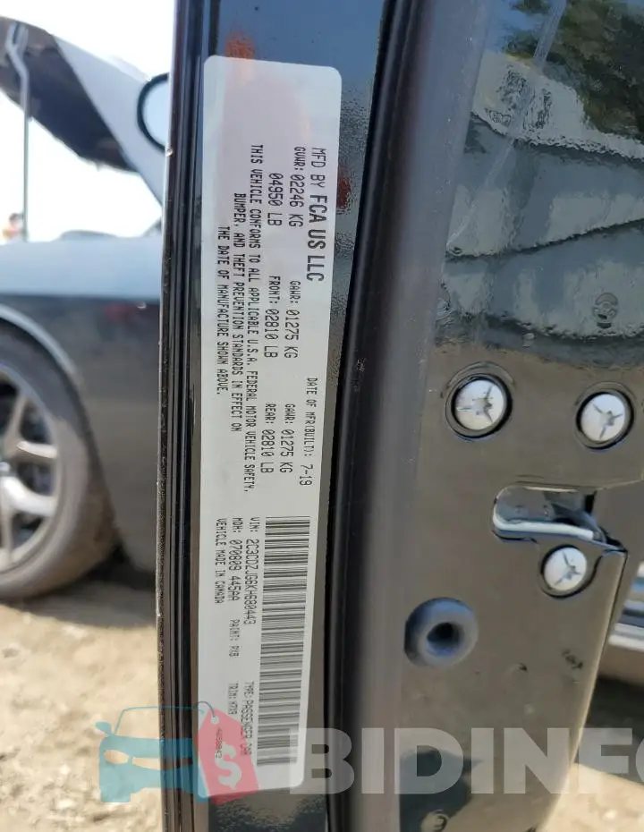 2C3CDZJG6KH680443 Photo# 13
