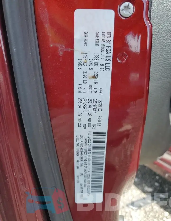 2C4RDGBG3HR548879 Photo# 12