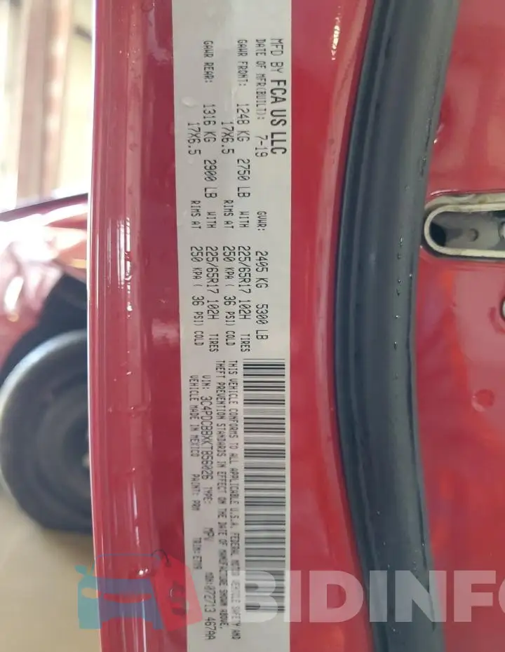 3C4PDCBBXKT856026 Photo# 13