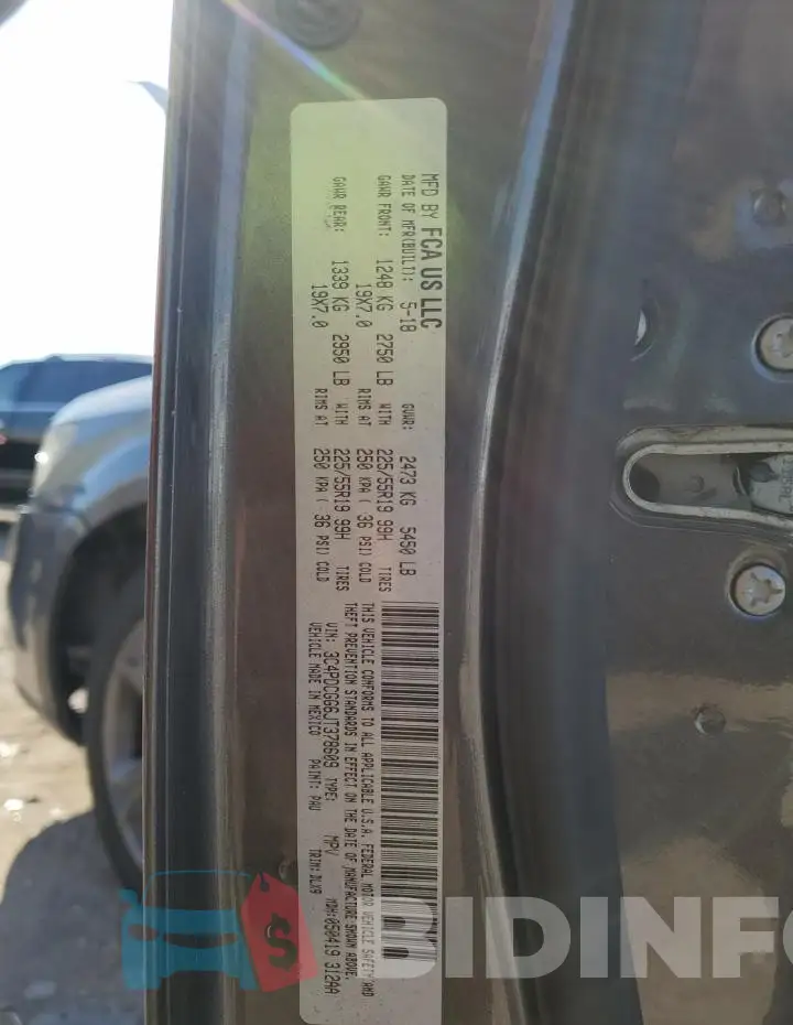 3C4PDCGG6JT378609 Photo# 13