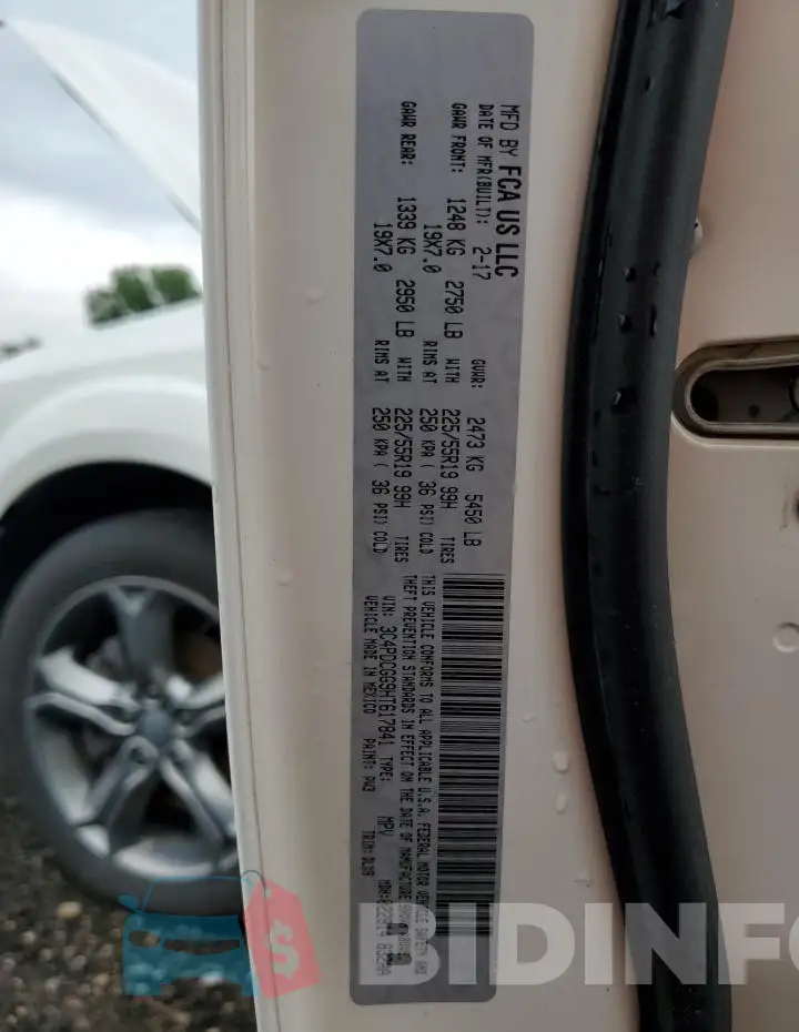 3C4PDCGG9HT617841 Photo# 13