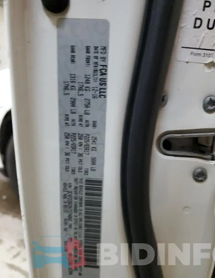 3C4PDDBG9HT574843 Photo# 14