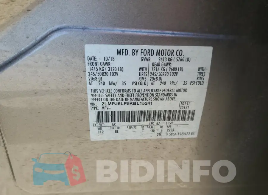 2LMPJ6LP5KBL15241 Photo# 14