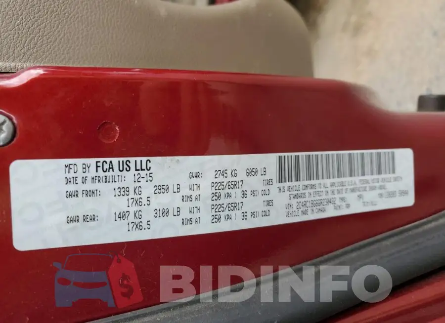 2C4RC1BG6GR230432 Photo# 14