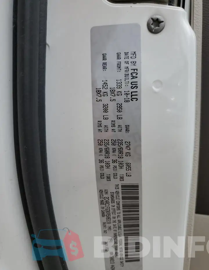 2C4RC1FG3KR508318 Photo# 14