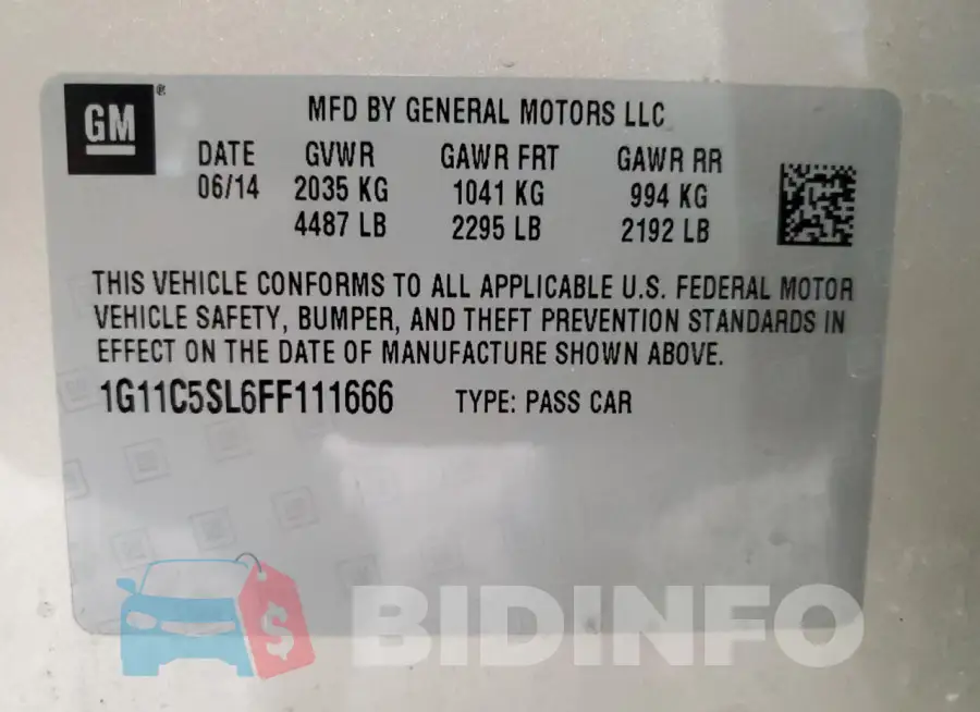 1G11C5SL6FF111666 Photo# 13