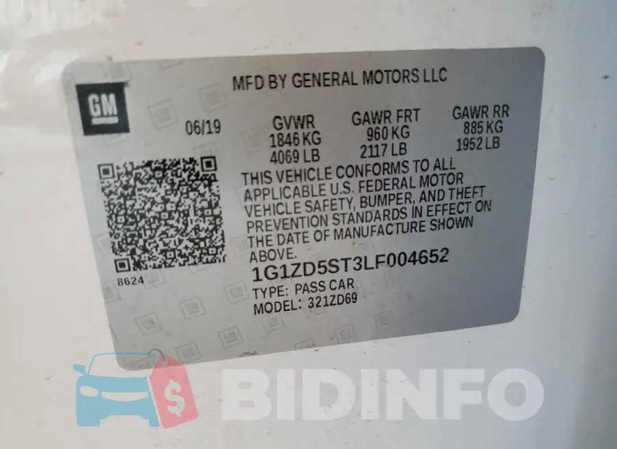 1G1ZD5ST3LF004652 Photo# 12