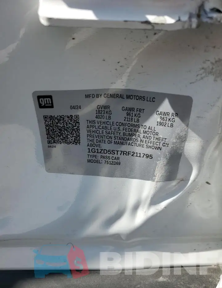1G1ZD5ST7RF211795 Photo# 12