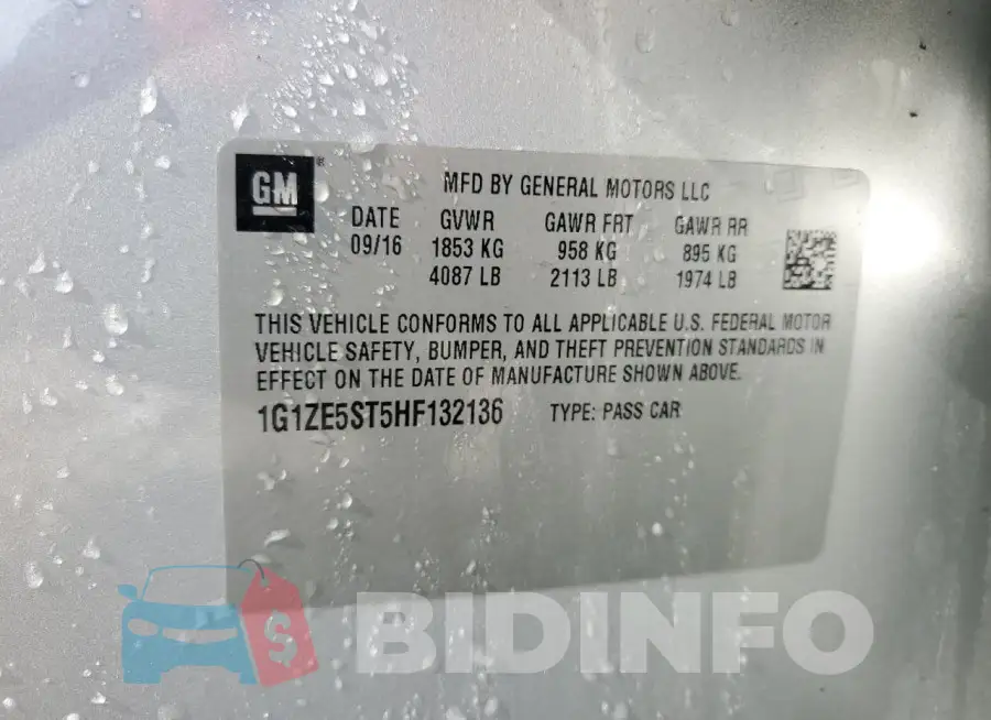 1G1ZE5ST5HF132136 Photo# 12