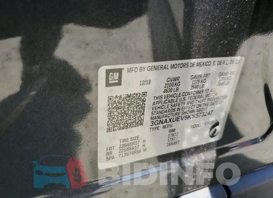 3GNAXUEV5KS573247 Photo# 12