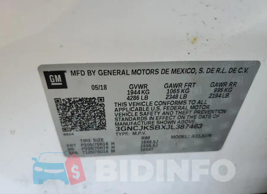 3GNCJKSBXJL387463 Photo# 12