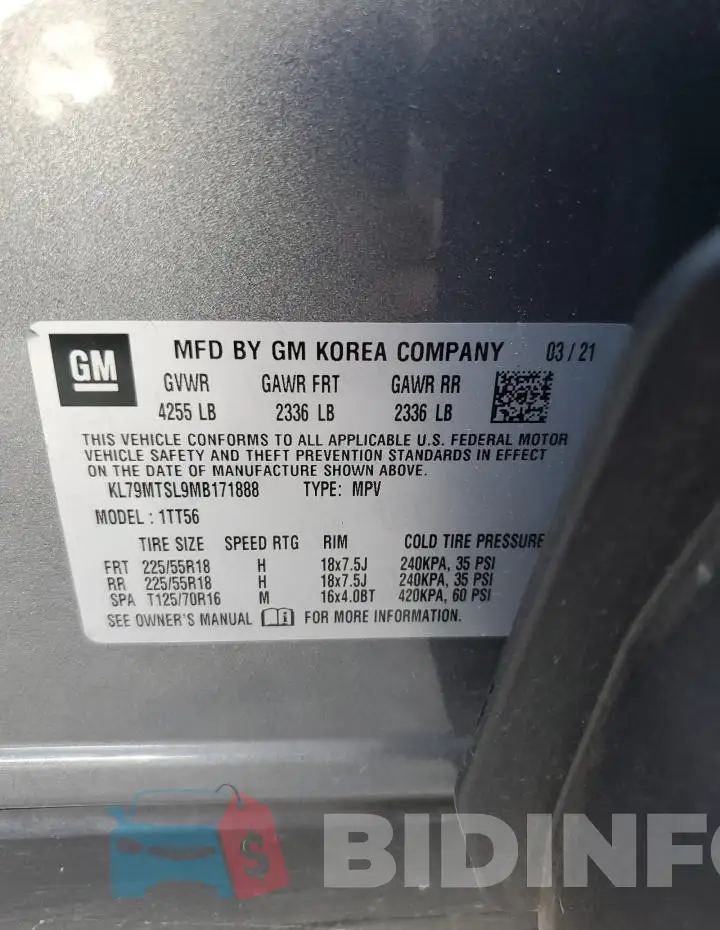 KL79MTSL9MB171888 Photo# 13
