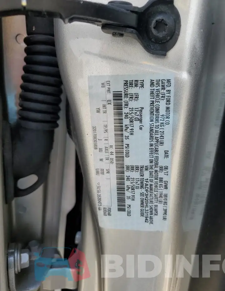 1FADP3H20HL331942 Photo# 12