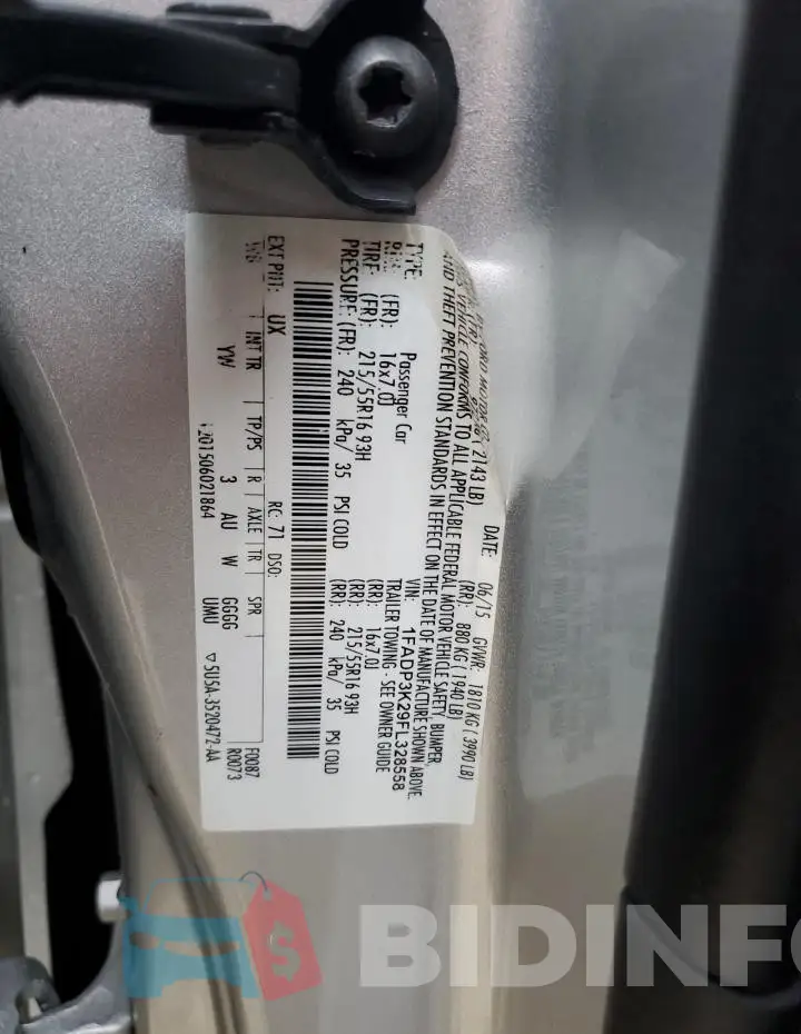 1FADP3K29FL328558 Photo# 12