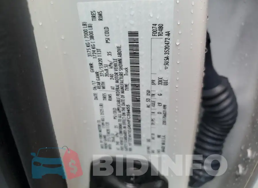 1FTEW1EG6HFC59455 Photo# 12