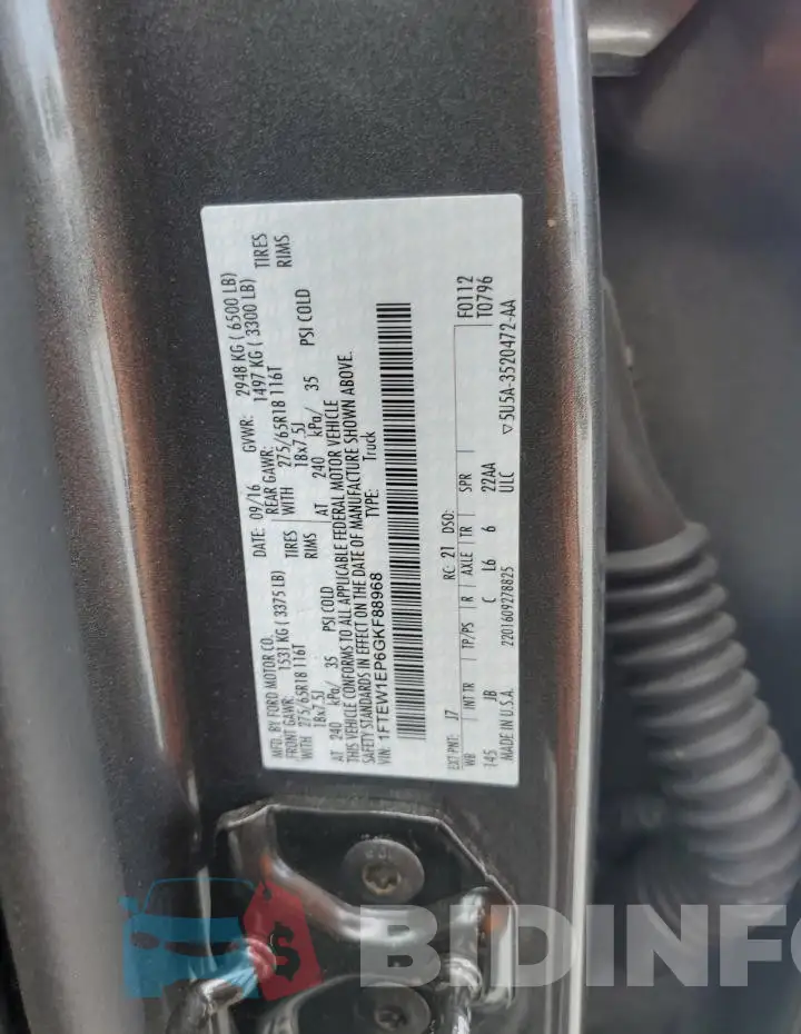 1FTEW1EP6GKF88968 Photo# 12